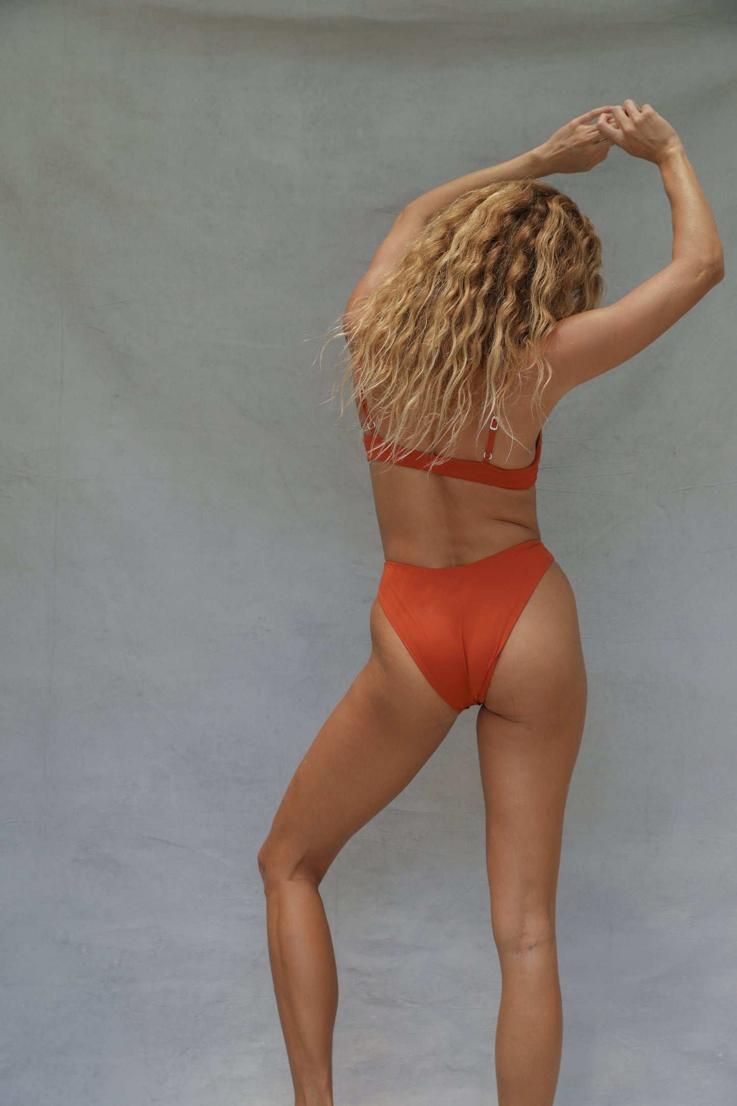 Knot Bikini Top - Burnt Coral