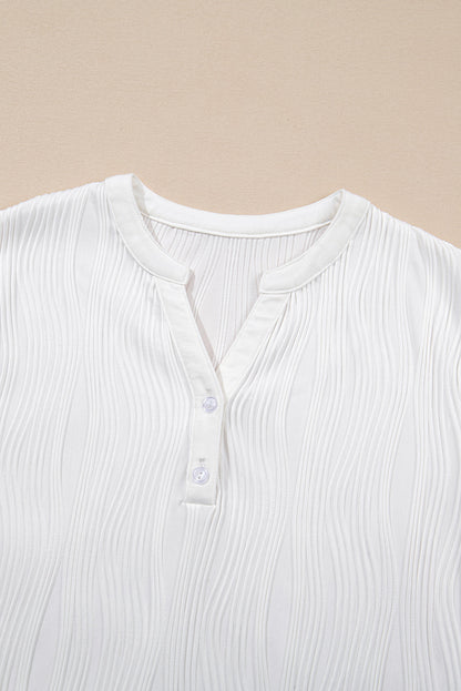 Threaded Pear Raina Wavy Textured Tee