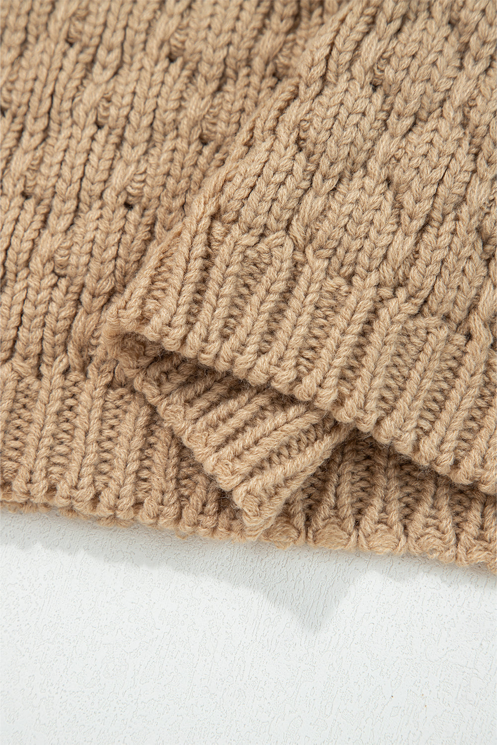 Threaded Pear Avery Puff Sleeve Baggy Sweater
