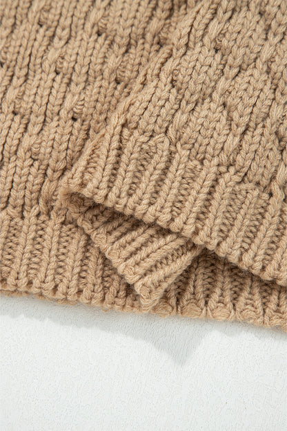 Threaded Pear Avery Puff Sleeve Baggy Sweater