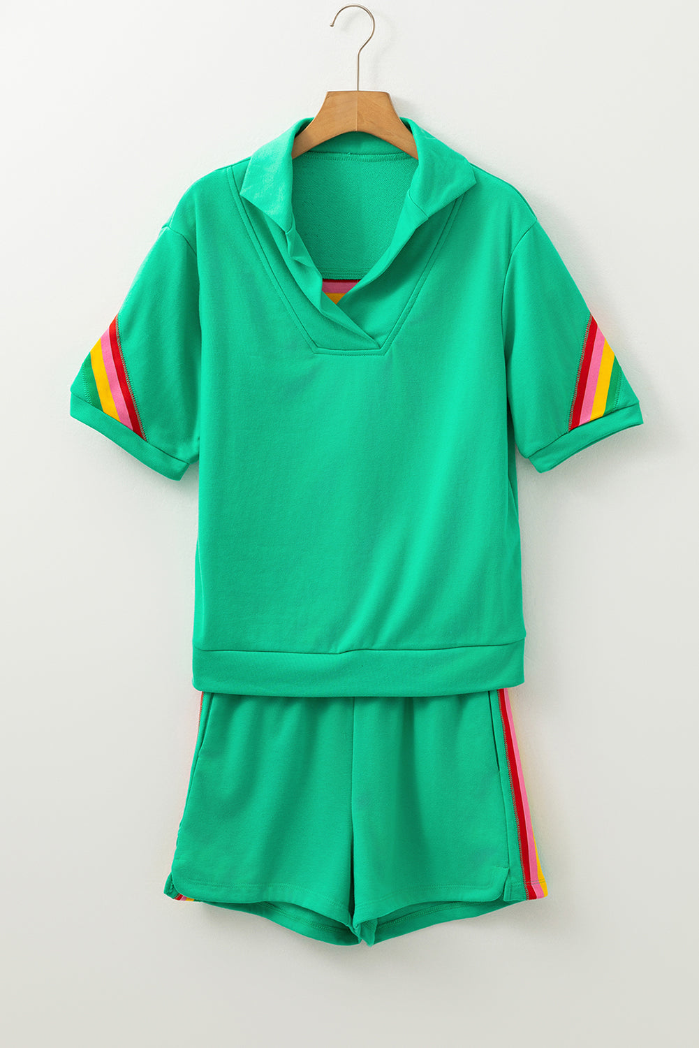 Threaded Pear Anaya Collared Short Sleeve Top