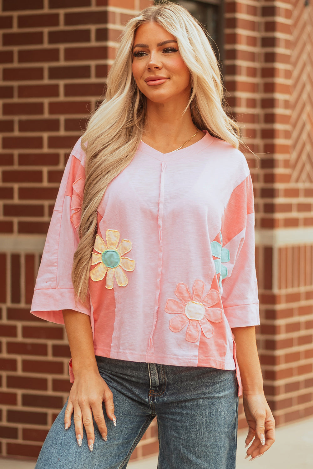 Threaded Pear Wrenleigh Sleeve Oversized T Shirt