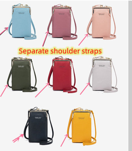 Fashion Lychee Pattern Solid Color Crossbody Bag | Premium Pebbled Texture Shoulder Bag | Minimalist Diagonal Sling Purse for Women | Elegant Daily Travel Messenger Bag