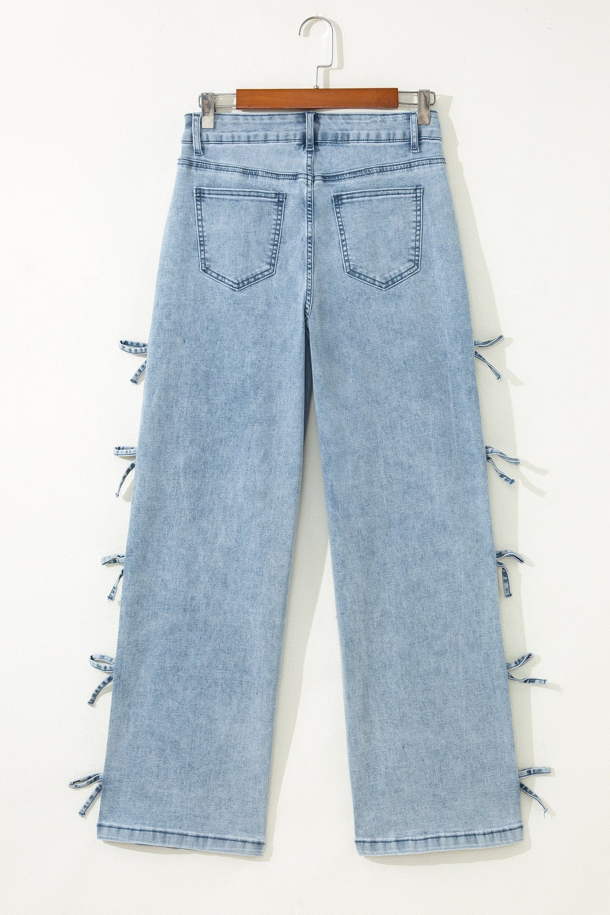 Threaded Pear Maryam Straight Leg Loose Jeans