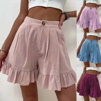 Loose-fitting Shorts High-waisted Shorts For Women