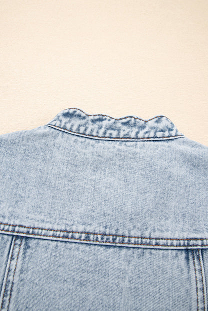 Threaded Pear Ava Trim Patch Front Vest