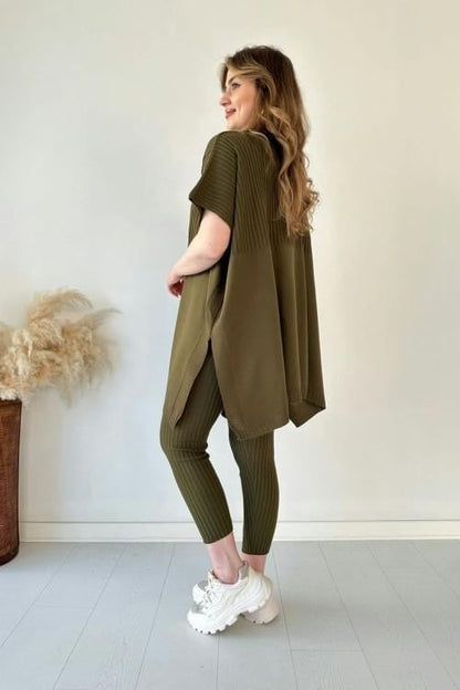 ⏰Clearance Sale 50% Knitted Two-piece Set(Buy 2 Free Shipping)