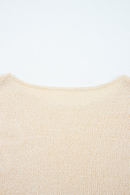 Threaded Pear Destiny Colorblock Cuffed Loose Sweater