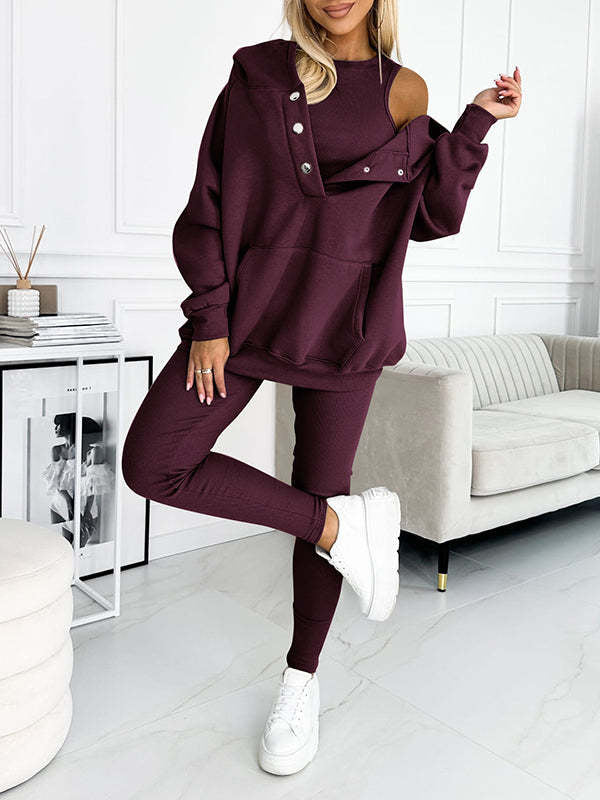 Women’s 3-Piece Hooded Sports Suit