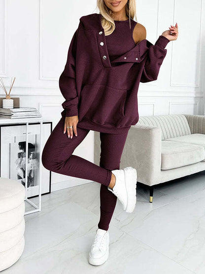 Women’s 3-Piece Hooded Sports Suit