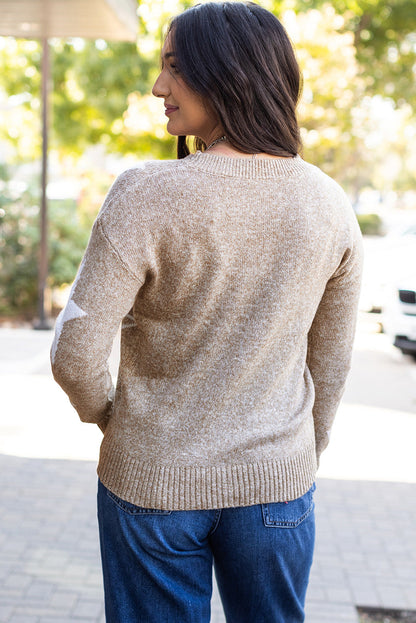 Threaded Pear Alani Star Pattern Sweater