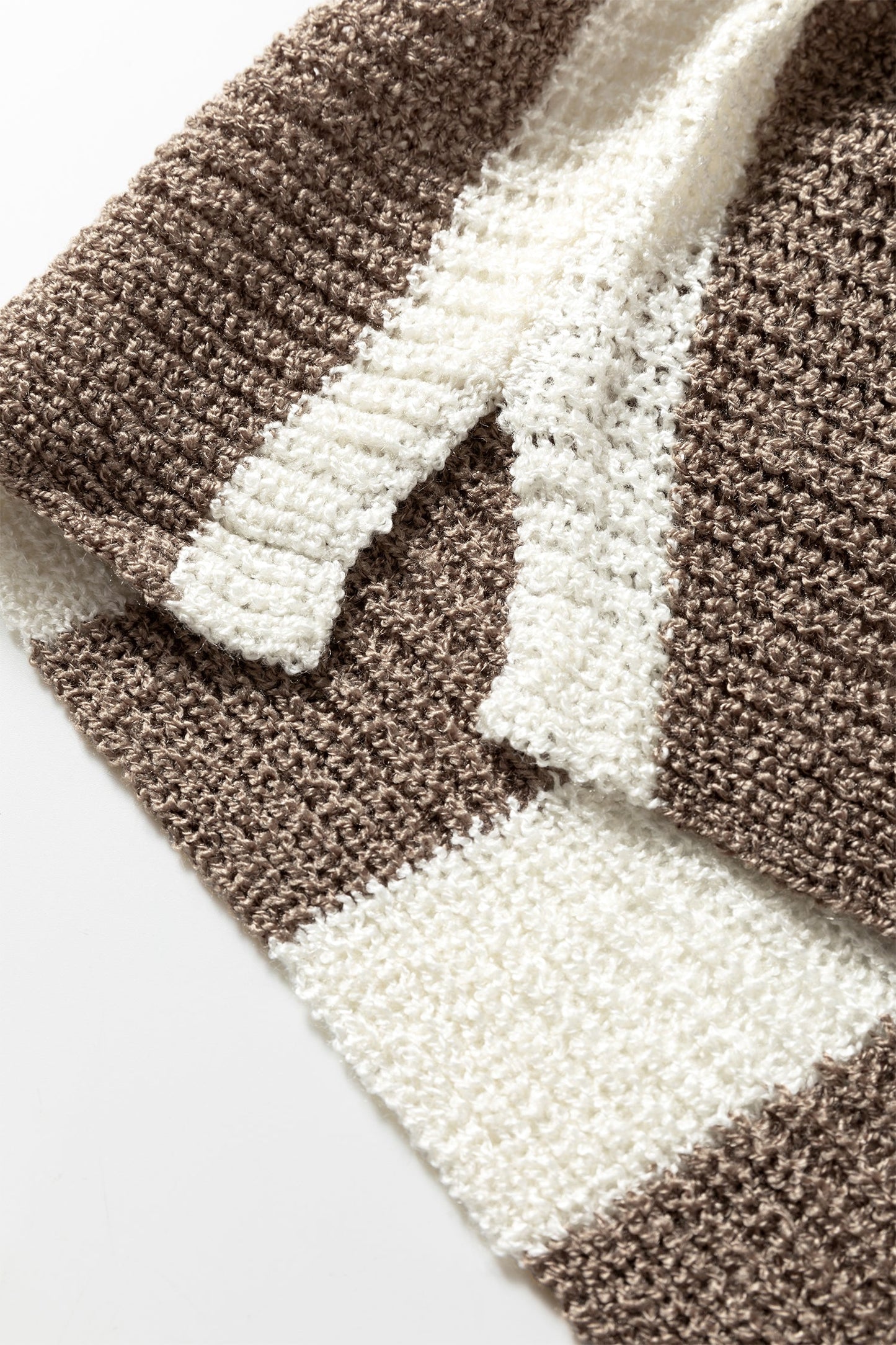 Threaded Pear Holland Colorblock Bracelet Sleeve Sweater