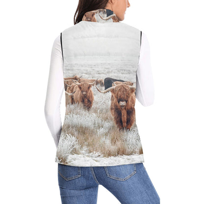 Baha Ranch Highland Herd Women's Puffy Vest