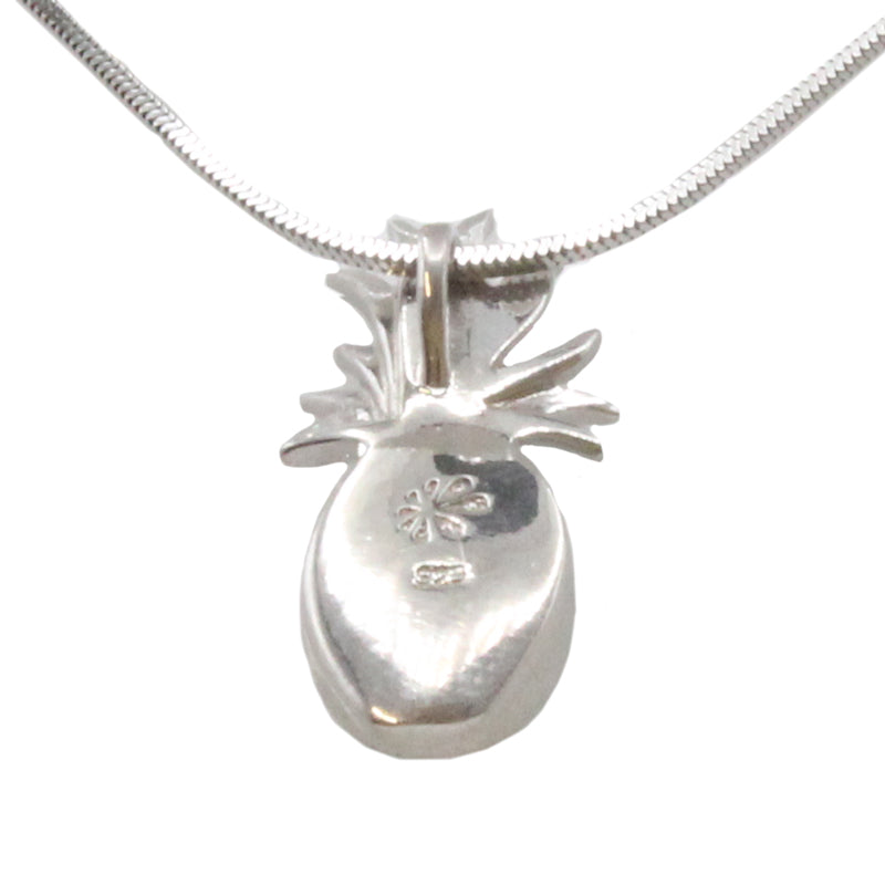 Pineapple Larimar Stone Sterling Silver Necklace By Marahlago