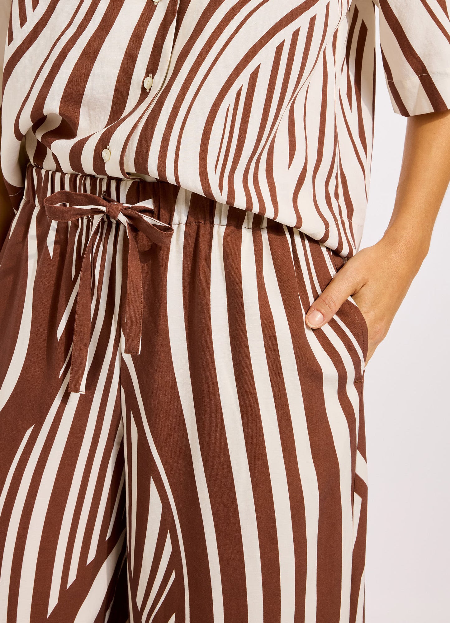 Coastline Drawcord Wide Leg Pant