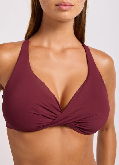 Seafolly Collective Wrap Front F Cup Bikini Top