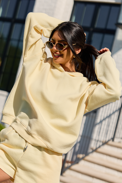 Everyday Ease Yellow Hoodie