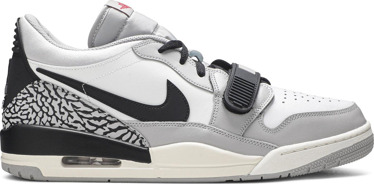 Air Jordan Men's Legacy 312 Low 'Tech Grey Fire Red Black' Sneakers