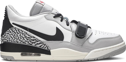 Air Jordan Men's Legacy 312 Low 'Tech Grey Fire Red Black' Sneakers