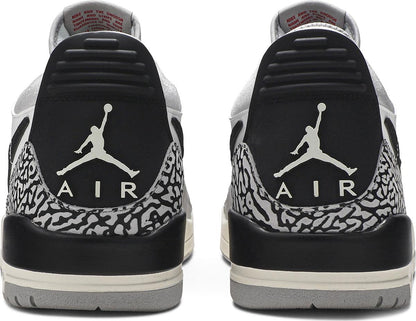 Air Jordan Men's Legacy 312 Low 'Tech Grey Fire Red Black' Sneakers