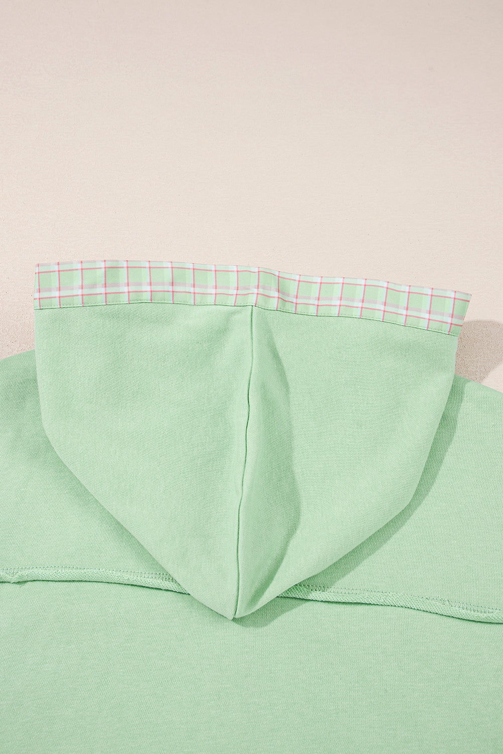 Threaded Pear Emberly Patchwork Half Hooded Pullover