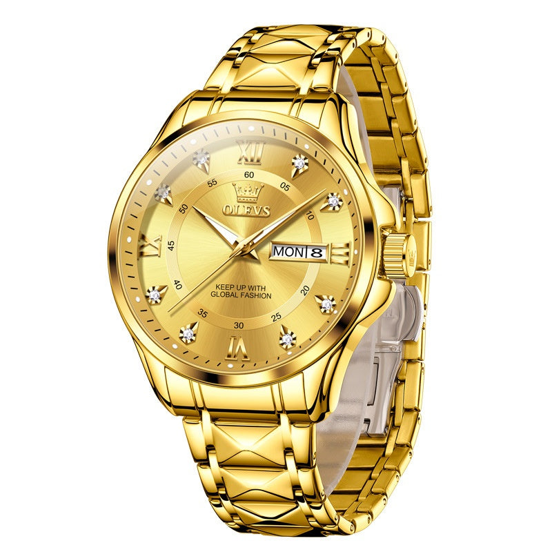 Women’s Roman Scale Fashion Watch | Waterproof Calendar Quartz Wristwatch | High-Sense Executive Ladies Timepiece | Trendy Minimalist Roman Numeral Watch | 2026 High-Fashion Luxury Waterproof Watch