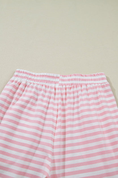 Threaded Pear Amber Stripe Drop Shoulder Set