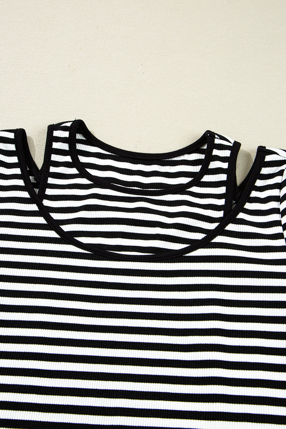 Threaded Pear Remi Stripe Double-layer Long Sleeve Top