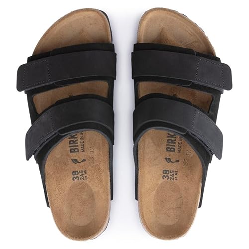 Birkenstock Unisex Uji Nubuck Leather Black