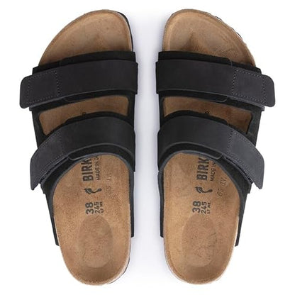 Birkenstock Unisex Uji Nubuck Leather Black