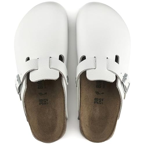 Birkenstock Boston Super Grip Natural Leather Clogs