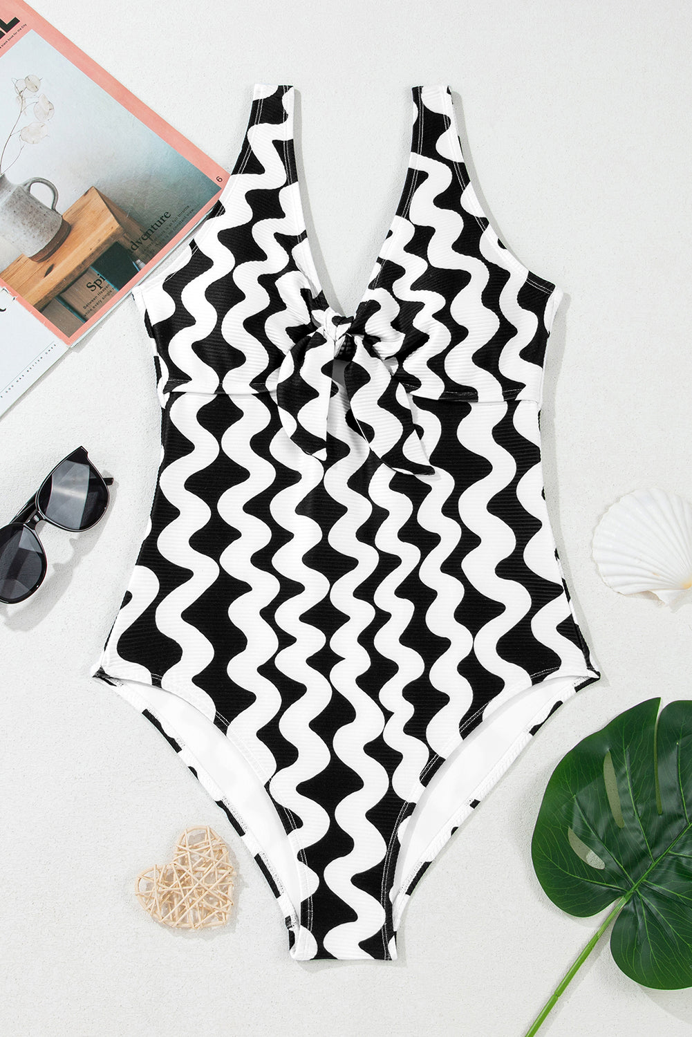 Threaded Pear Meilani Cut One Piece Swimsuit