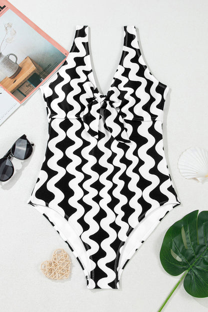 Threaded Pear Meilani Cut One Piece Swimsuit