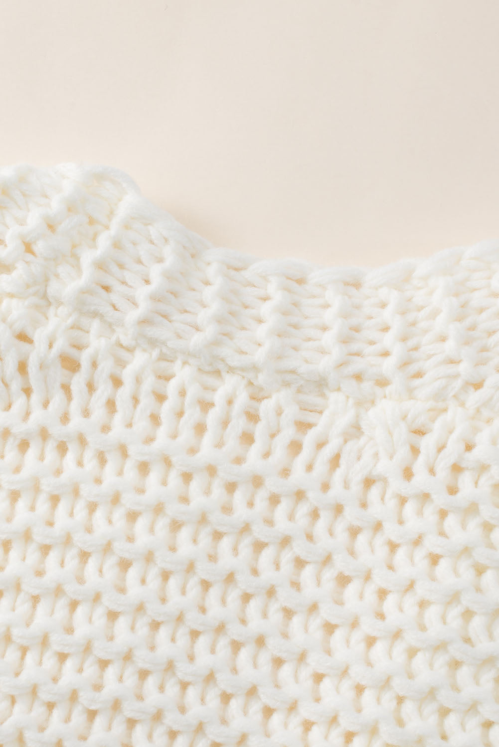 Threaded Pear Oakley Shoulder Puff Sleeve Cardigan