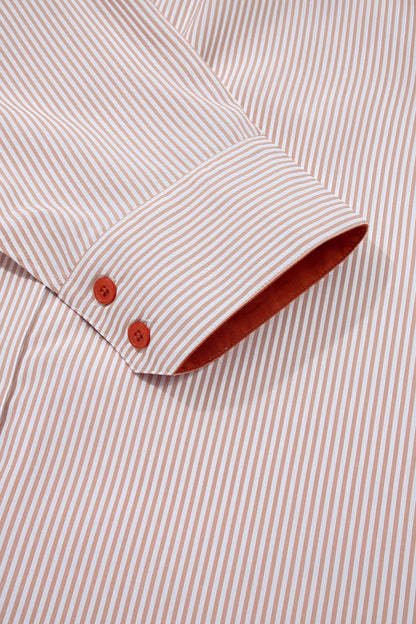 Threaded Pear Maren Frilled Collar Down Shirt