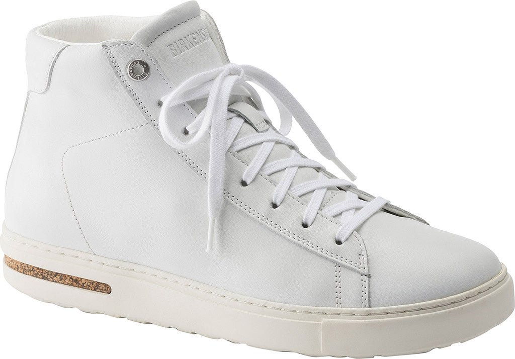 Birkenstock Unisex Bend Mid Natural Leather White