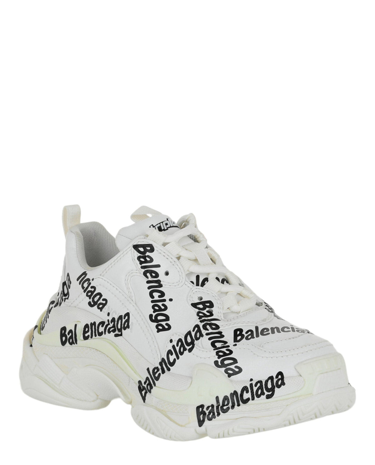 Balenciaga Triple S Logotype Low-Top Sneakers