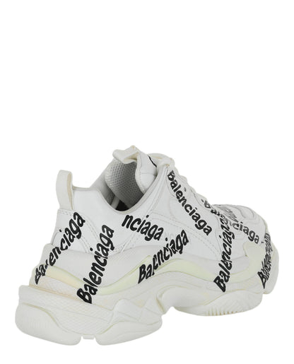 Balenciaga Triple S Logotype Low-Top Sneakers