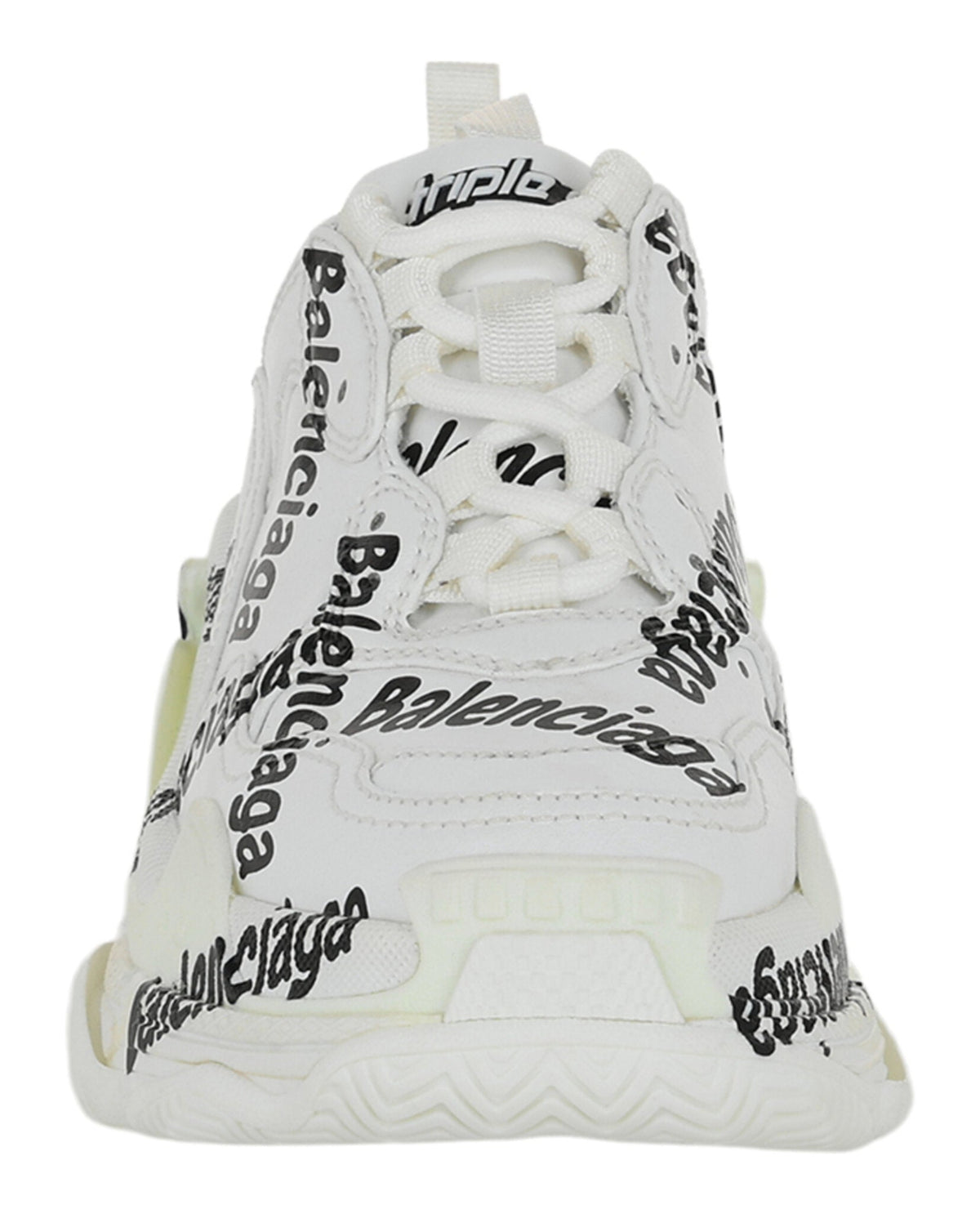 Balenciaga Triple S Logotype Low-Top Sneakers