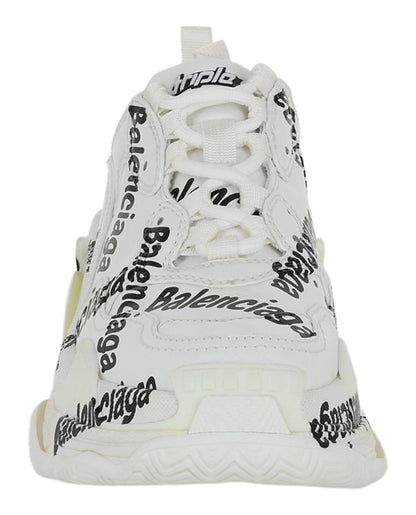 Balenciaga Triple S Logotype Low-Top Sneakers