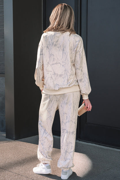 Threaded Pear Liliana Print Jogger Pants