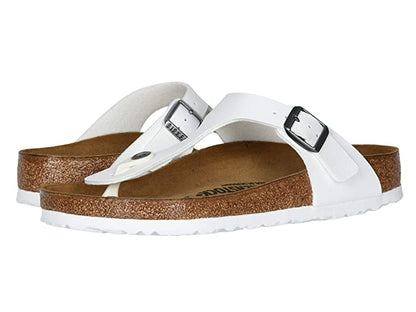 Birkenstock Unisex Gizeh Birko-Flor White