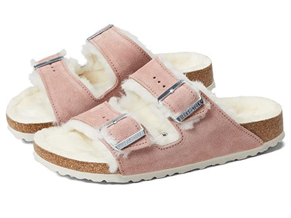 Birkenstock Kyoto Shearling Suede Leather