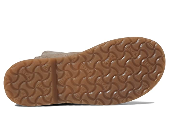 Birkenstock Uppsala Shearling Suede Leather Gray Taupe