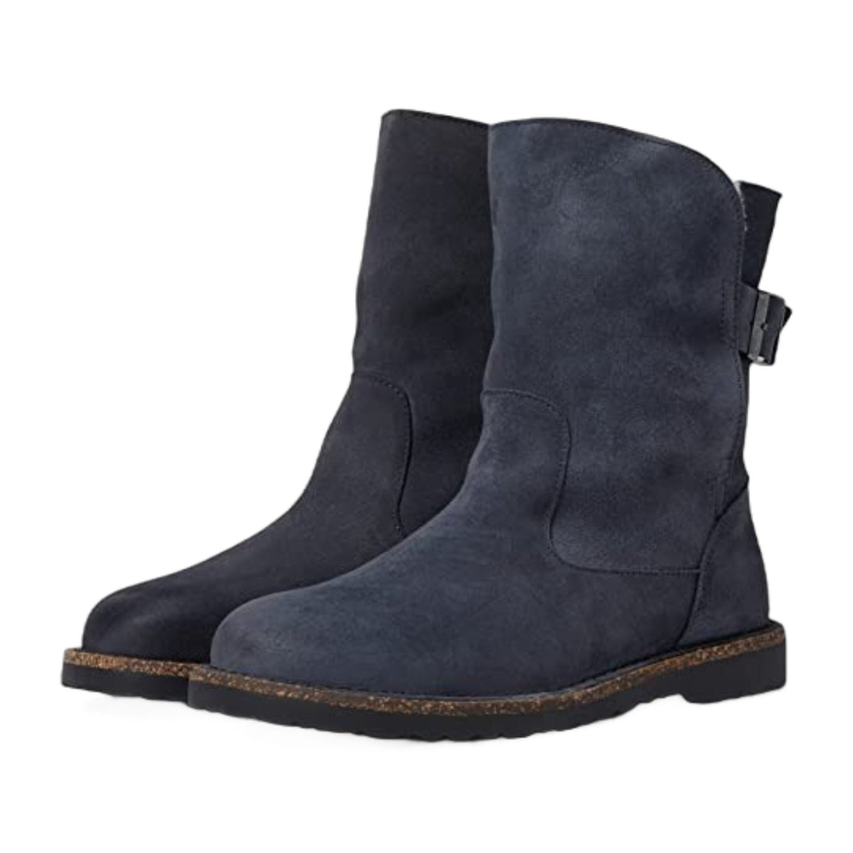 Birkenstock Unisex Uppsala Shearling Suede Leather Graphite