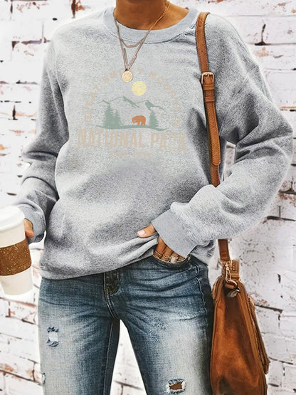 National Park printed hoodie