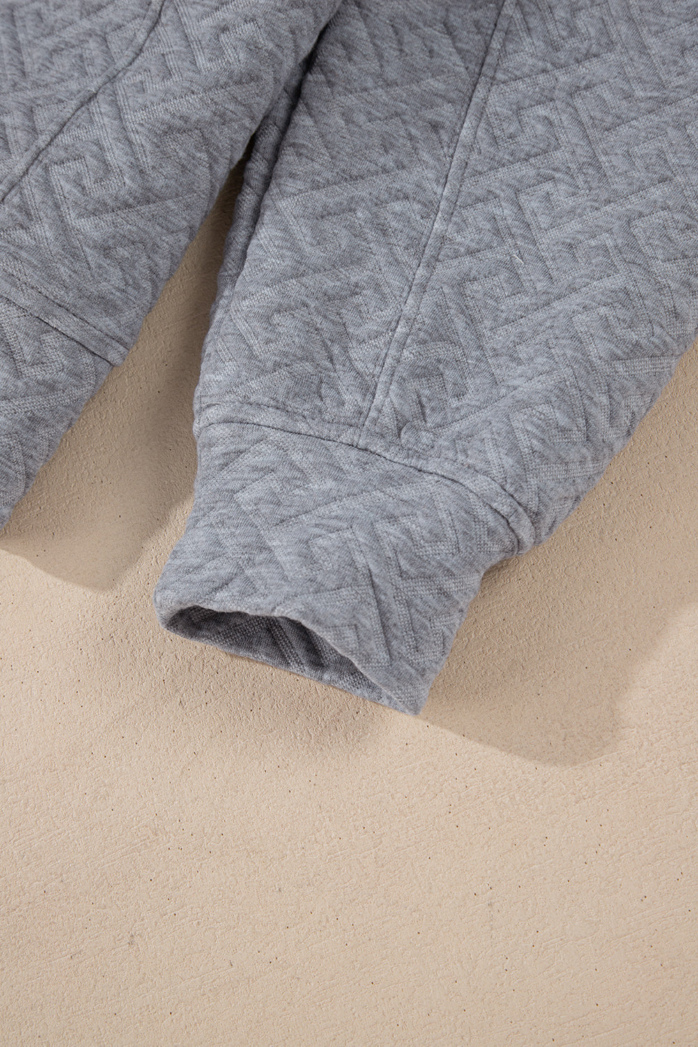 Threaded Pear Saige Half Zipper Collared Sweatshirt
