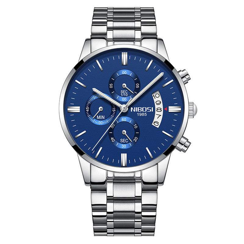 Men’s Luxury Fashion Wristwatch | Classic Business Casual Quartz Watch | Elegant Stainless Steel Men's Timepiece | Premium Waterproof Minimalist Watch for Men