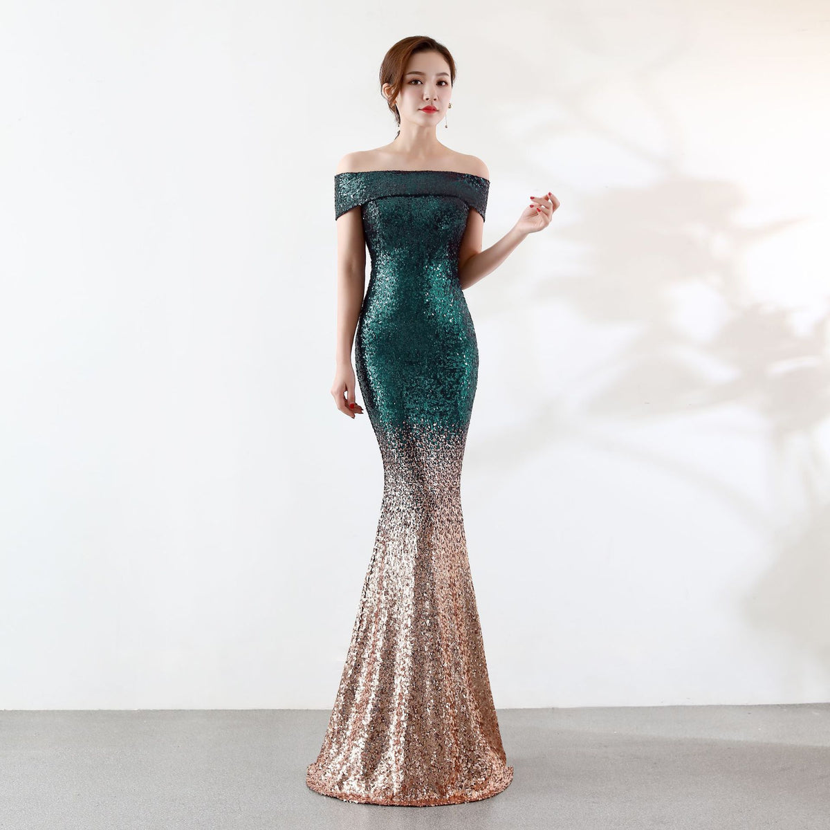 Women’s Birthday Party Slimming Host Dress | High-Sense Formal Long Evening Gown | Trendy Minimalist Body-Sculpting Party Wear | Luxury-Label Statuesque Gala Dress | 2026 High-Fashion Radiant Event Essential