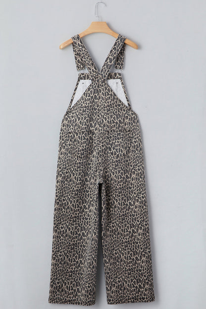 Threaded Pear Soleil Leg Loose Overall Jumpsuit